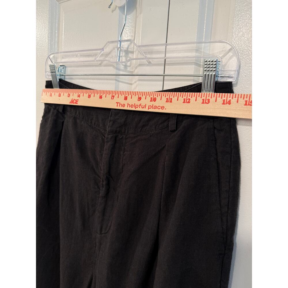 Jenni Kayne 2 Wide Leg Kyle Pants 100% Linen High Rise Pleated Casual Luxury - Picture 7 of 10